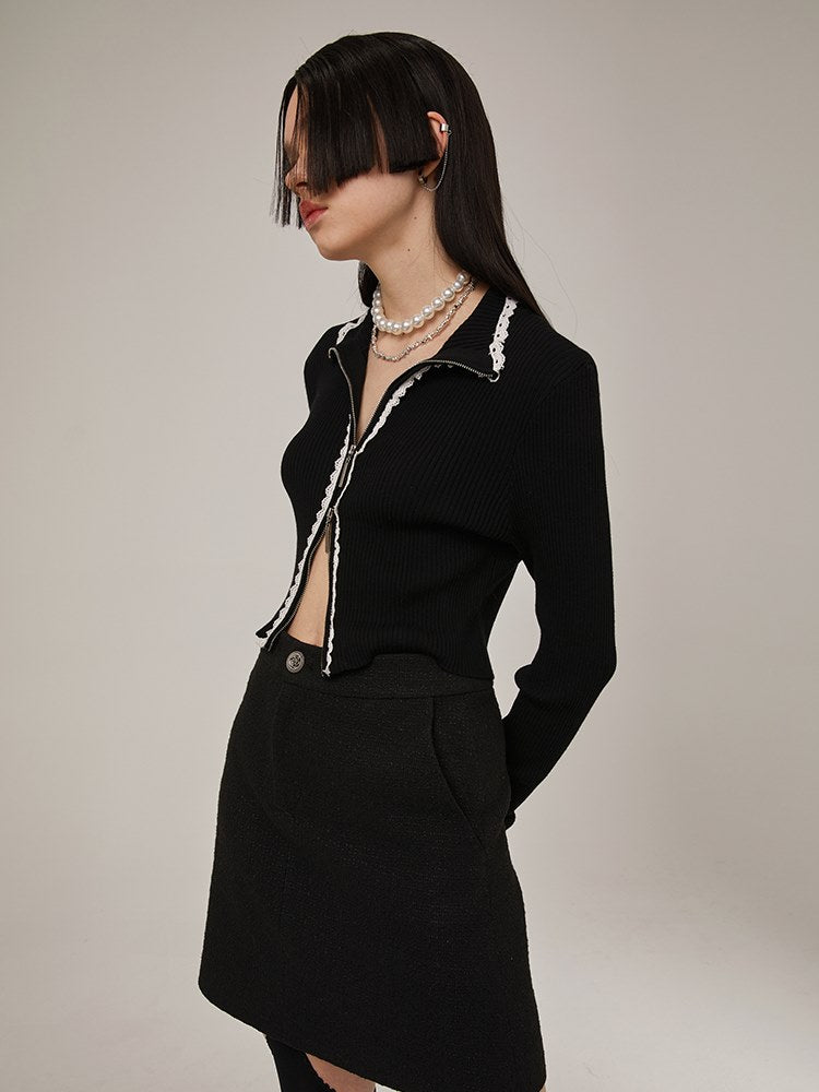 Zipper Lace Nichi Knit
