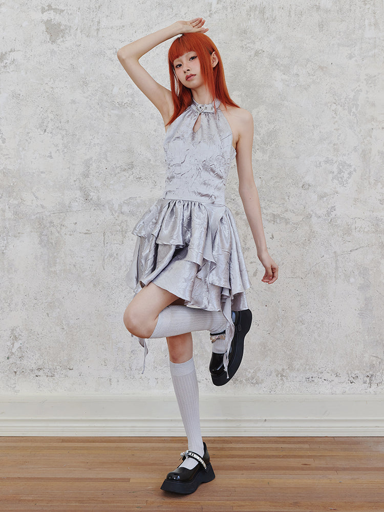 Ribbon Enamel Nichi Glossy Platform Loafer