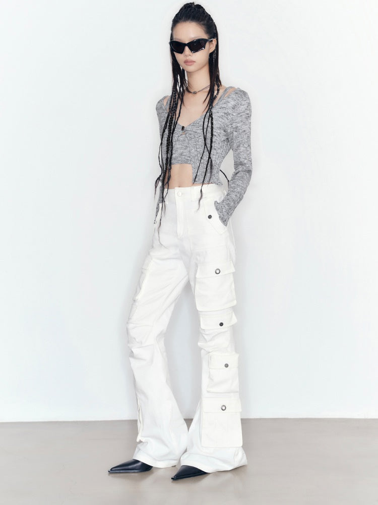 Knitting Camisole & Cropped Cardigan Set-up