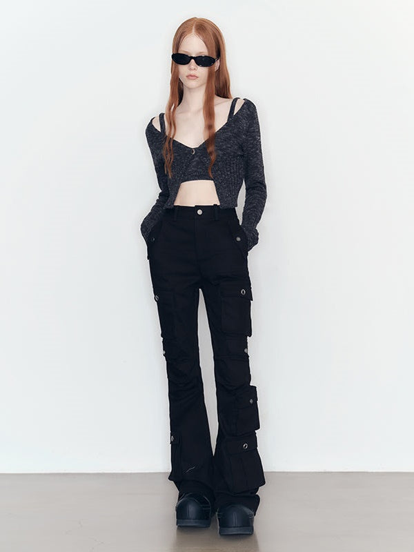 Knitting Camisole & Cropped Cardigan Set-up