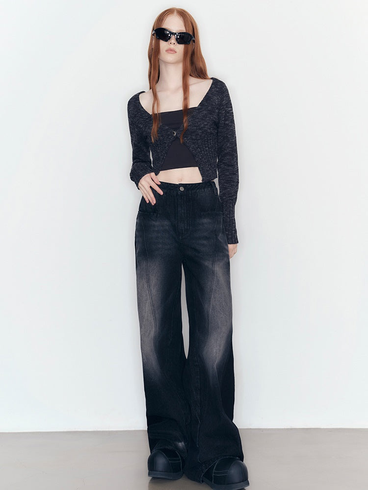 Knitting Camisole & Cropped Cardigan Set-up