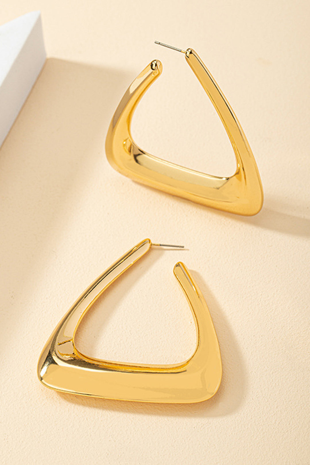 Triangle Hoop Earrings