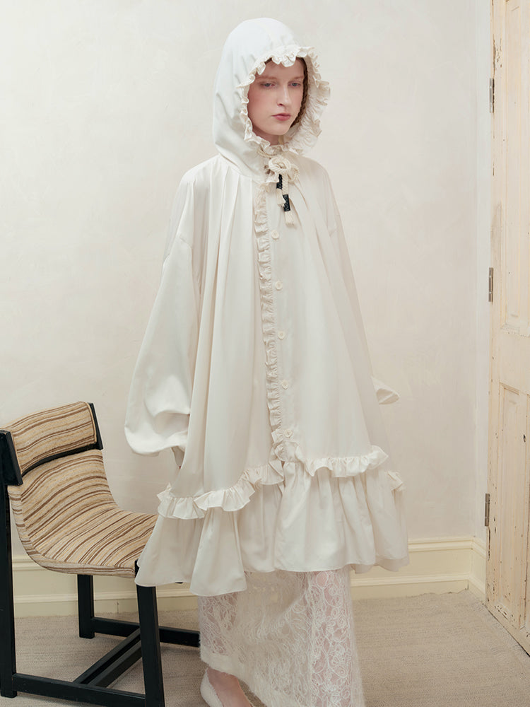 Hoodie Frill Oversize Gothic Flare A-Line Nichi Outer