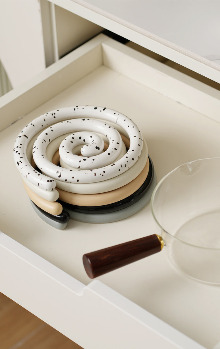 Vortex Ceramic Trivet