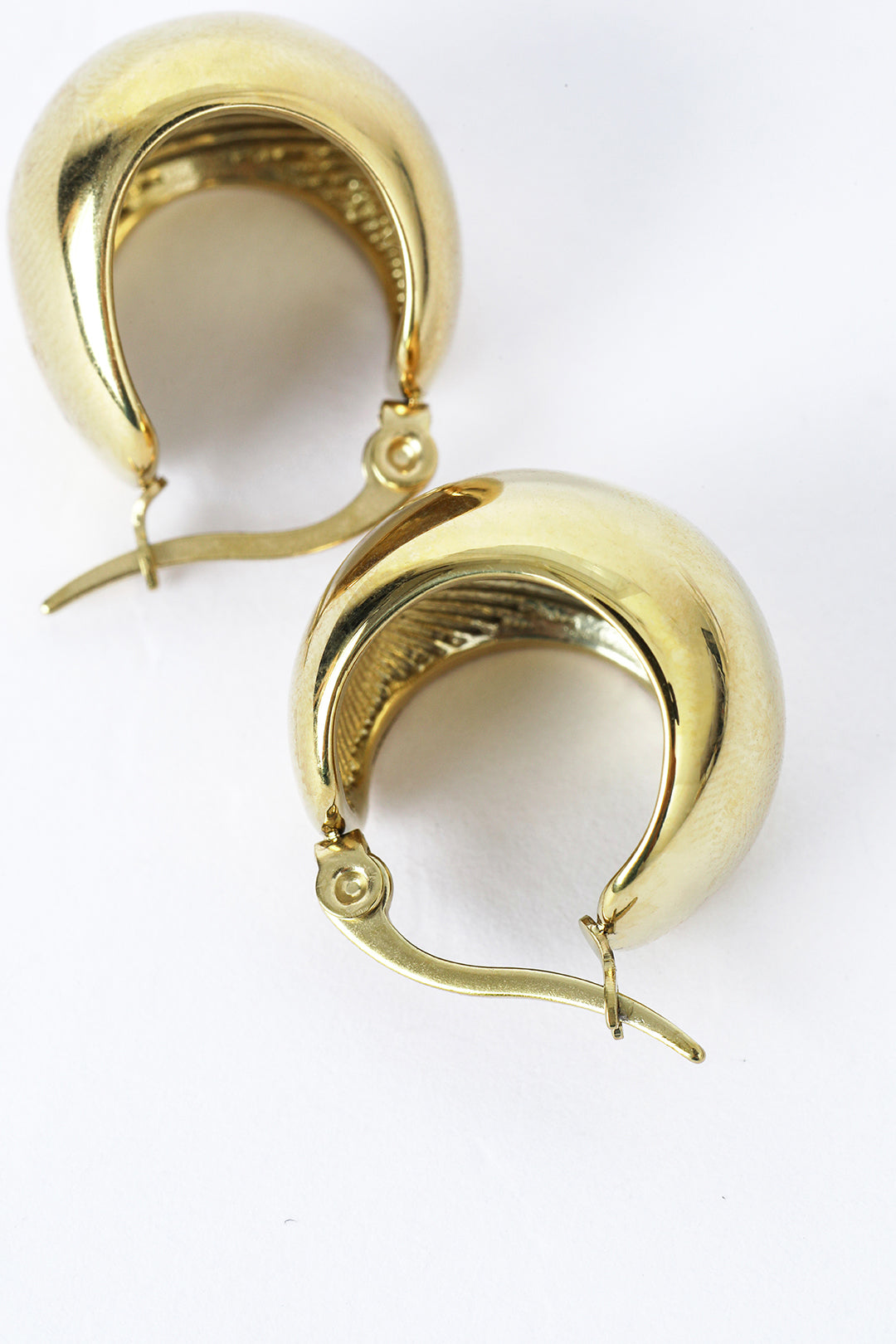 Curved Hoop Earrings