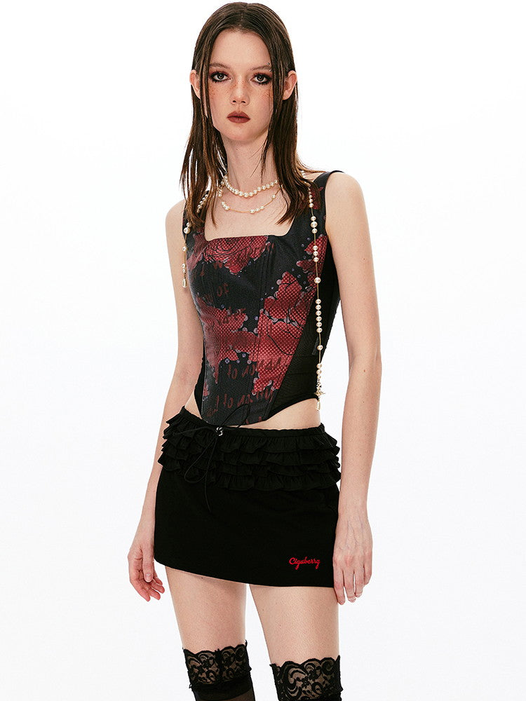 Sexy Rabbit Rose Stretch Slim Tops