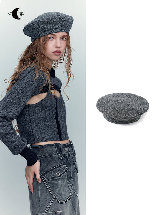 Wool Fashionable Hat Beret