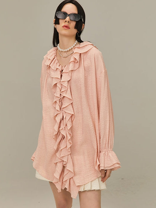 Multi-Layered Ruffled Shirt