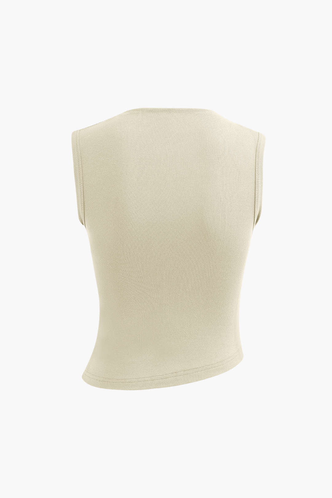 Asymmetric Ruched Tank Top