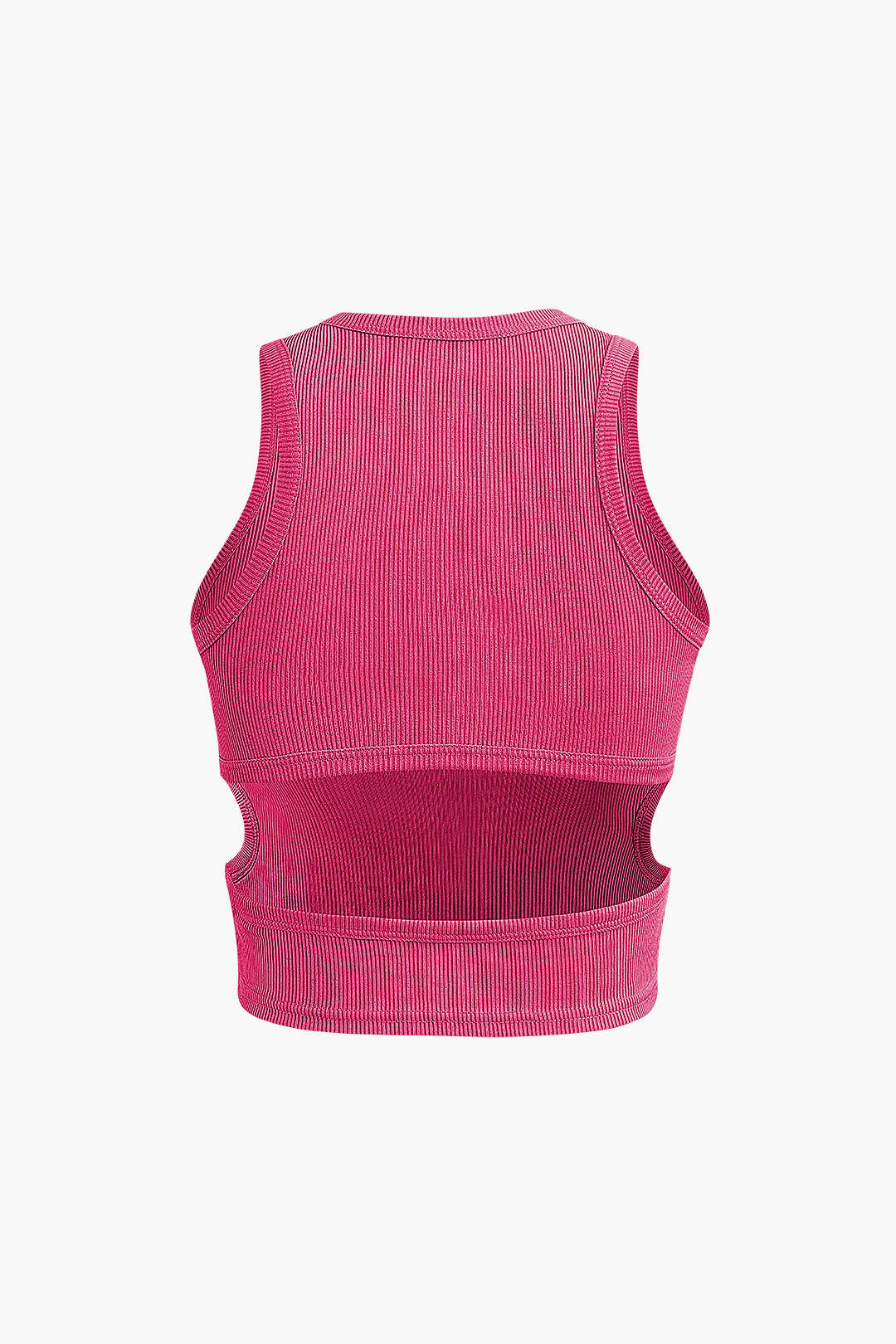 Solid Cut Out Tank Top