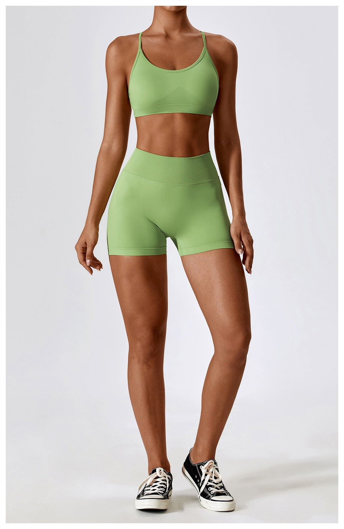 Eveline Active Top & Shorts Set