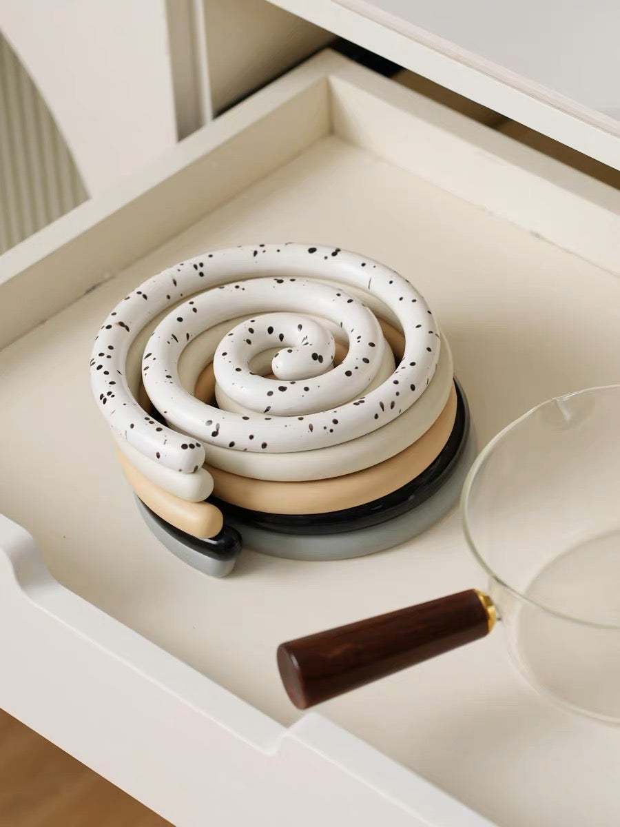 Vortex Ceramic Trivet