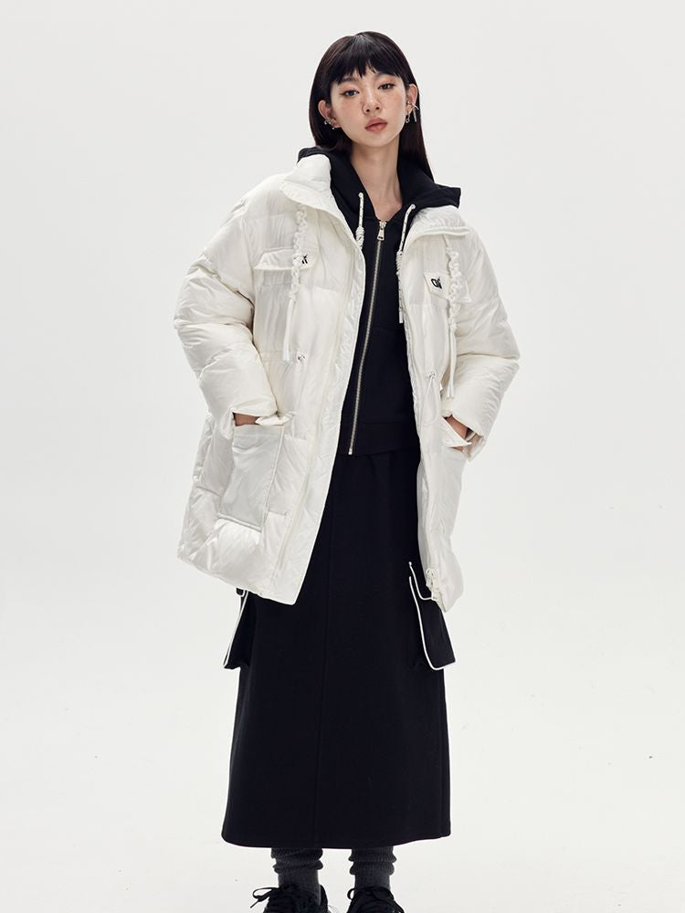 Stand-collar Casual Warm Down-Coat