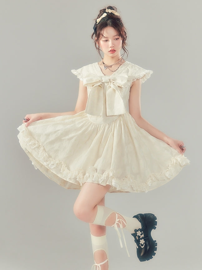 Doll Collar Sleeveless Dress