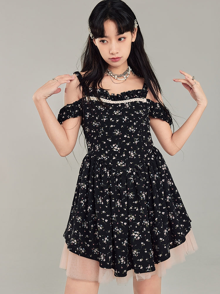 Black Floral Dress