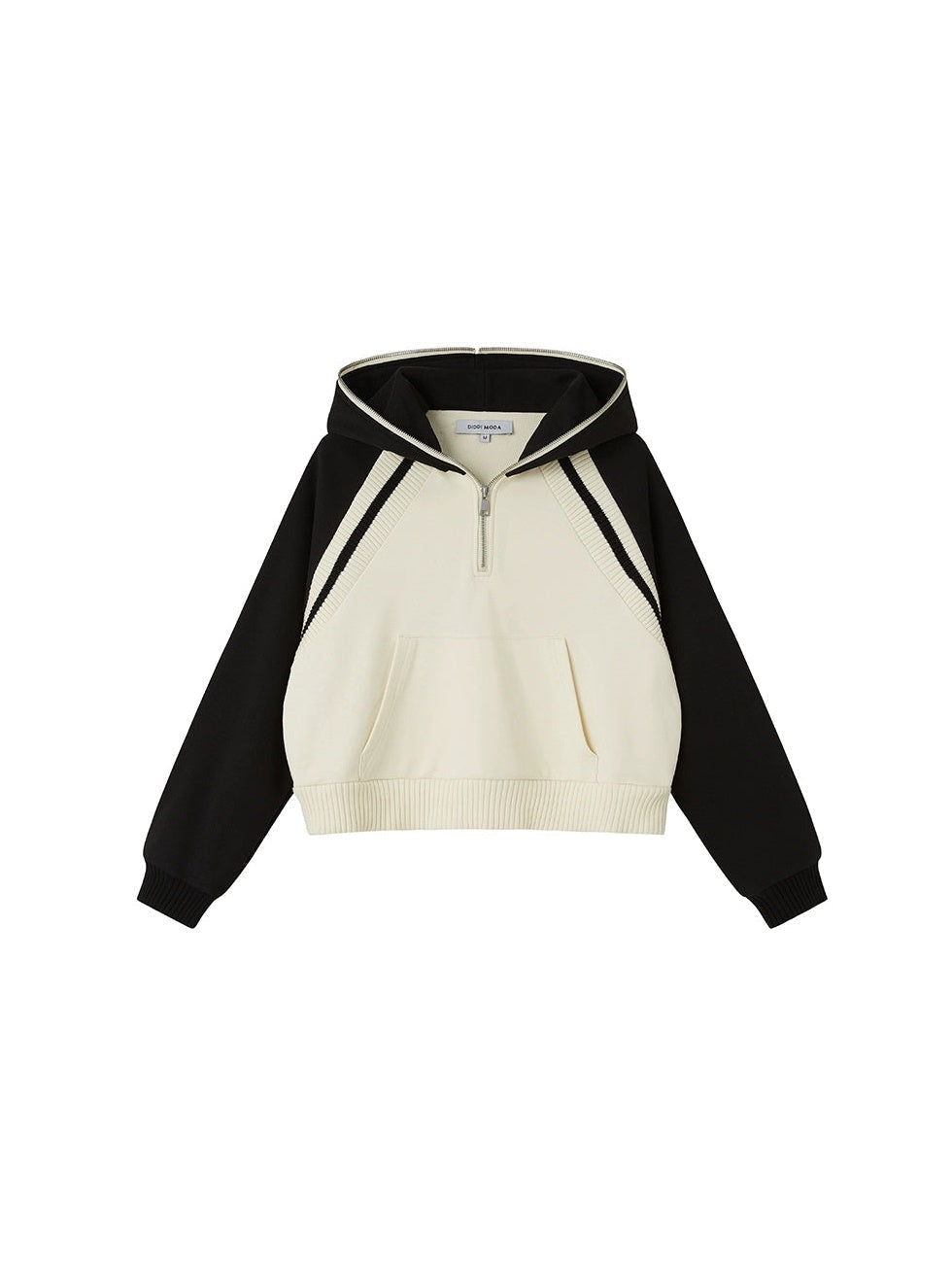 Half-ZIP Hooded Sweat Pulloverï¼?Line Skirt