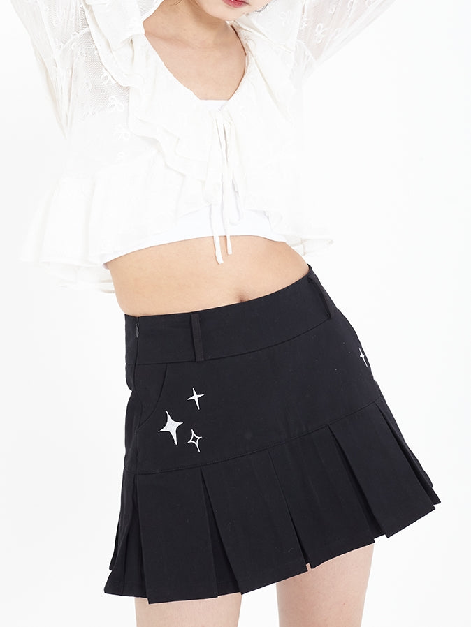 A-line Pleated Skirt