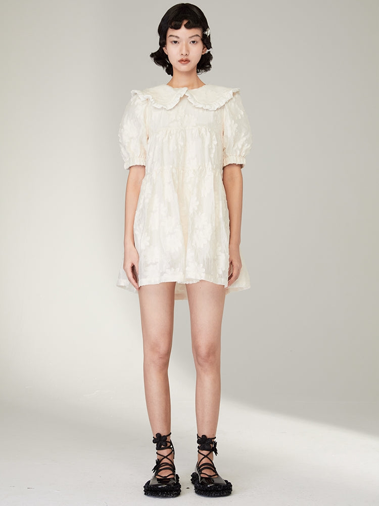 Ruffled Doll Collar Dress