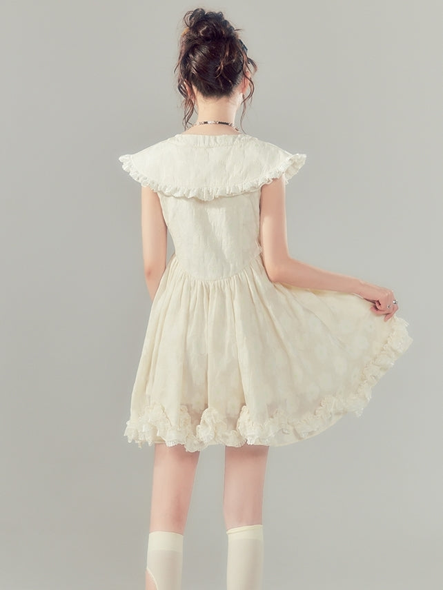 Doll Collar Sleeveless Dress