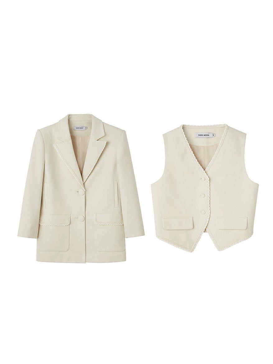 Classical Design Jacket ï¼?Vest Set-up