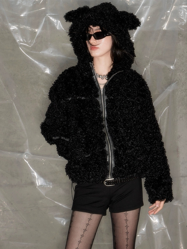 Rabbit Ears Friendly Fur Jacket