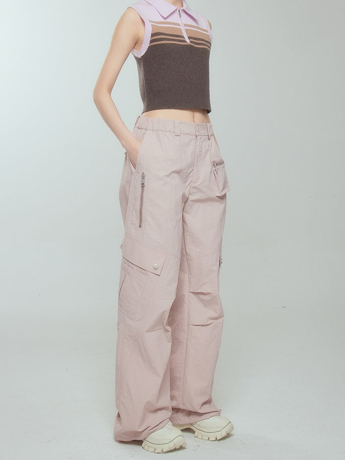 Casual Straight Cargo Pants