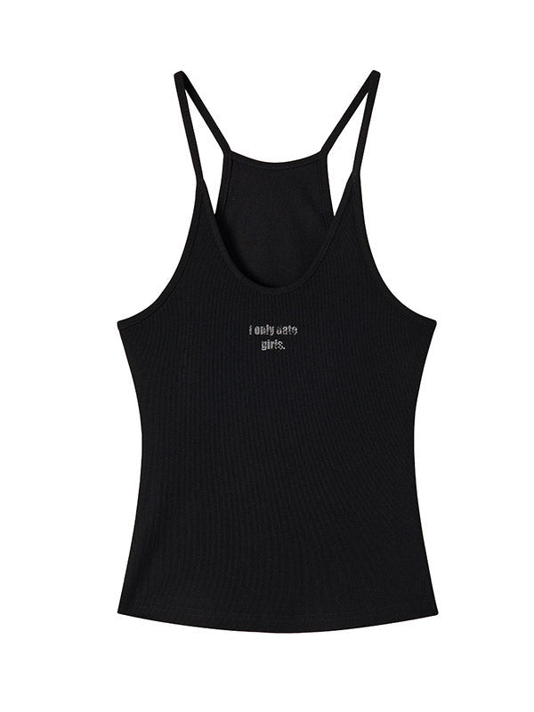 Print U-neck Camisole
