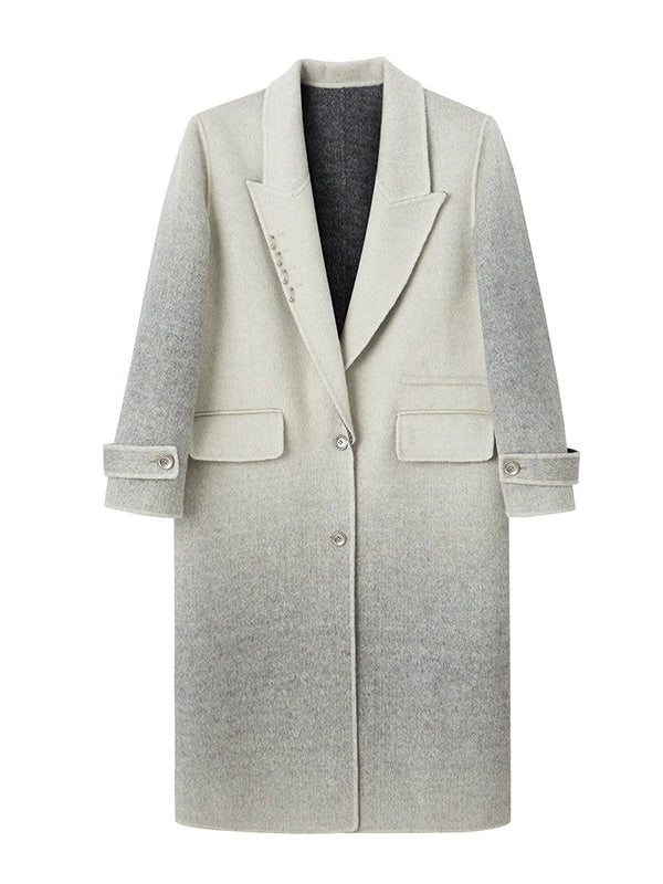 Gradient Mid-length Coat