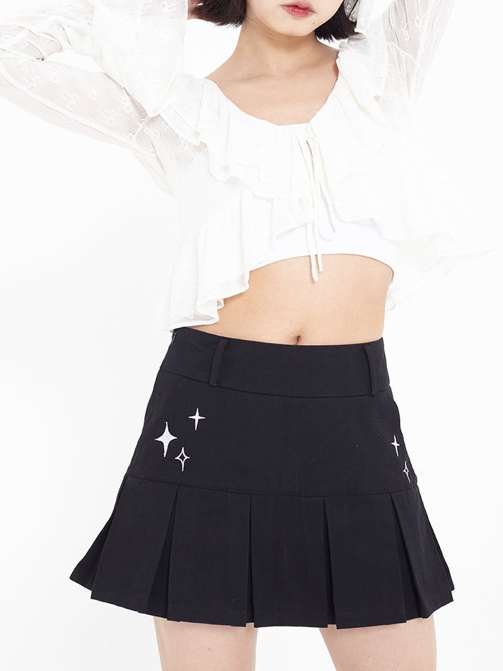 A-line Pleated Skirt