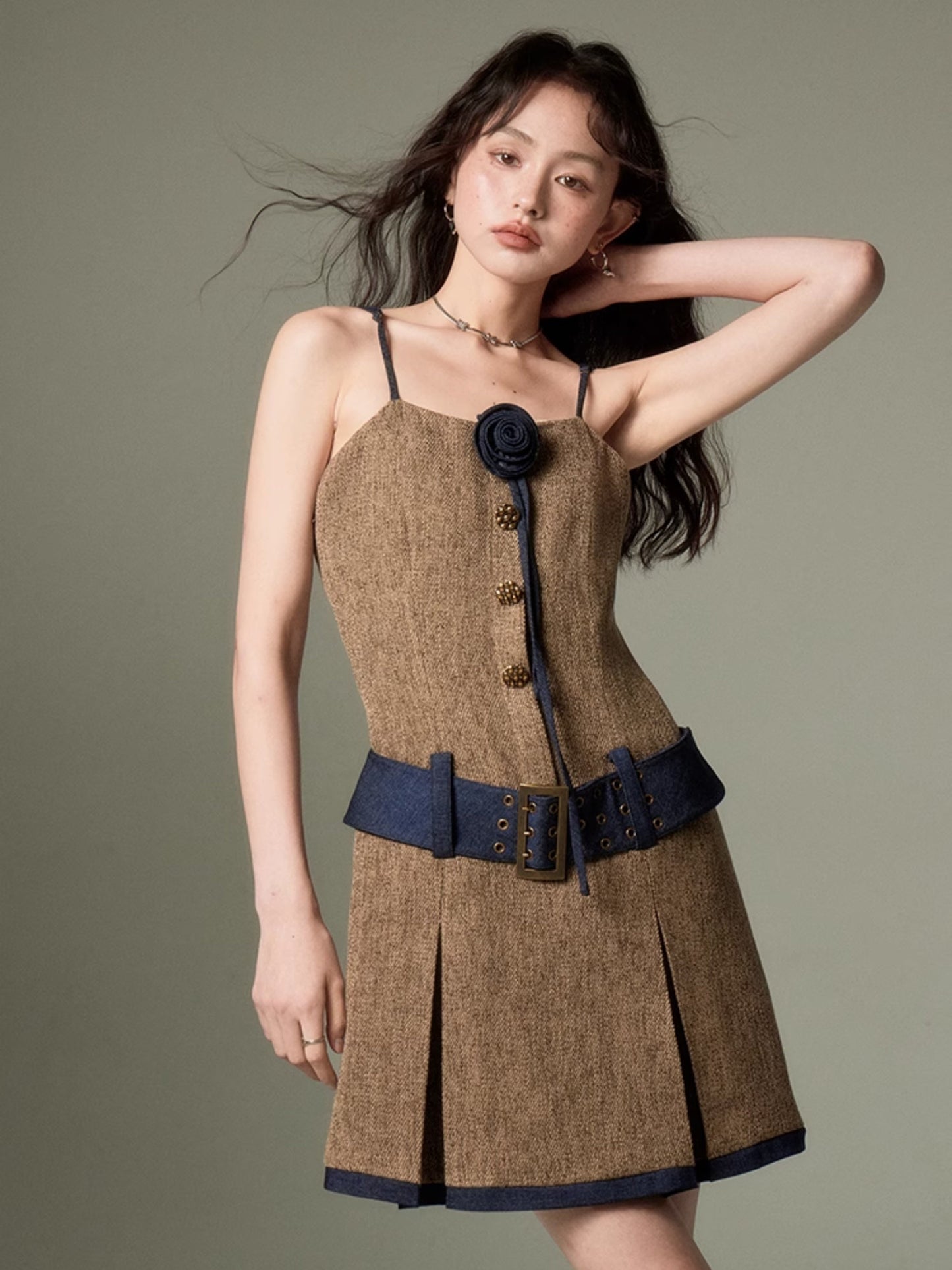 Chic Tweed Short Jacket ï¼?Slip Skirt