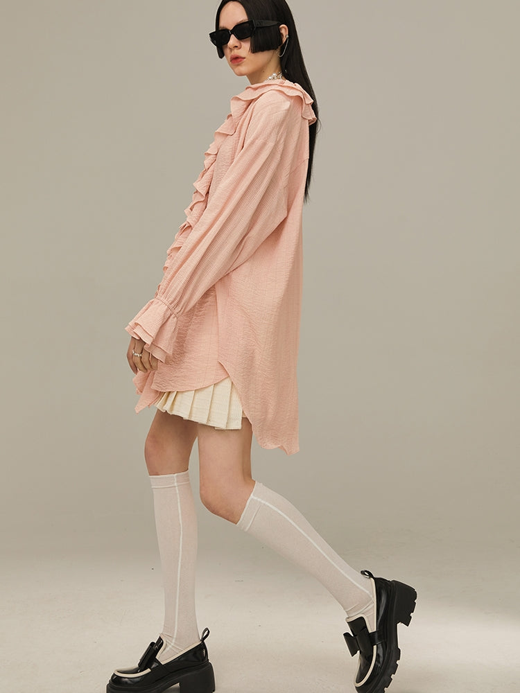 Multi-Layered Ruffled Shirt
