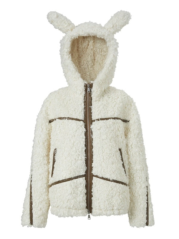 Rabbit Ears Friendly Fur Jacket