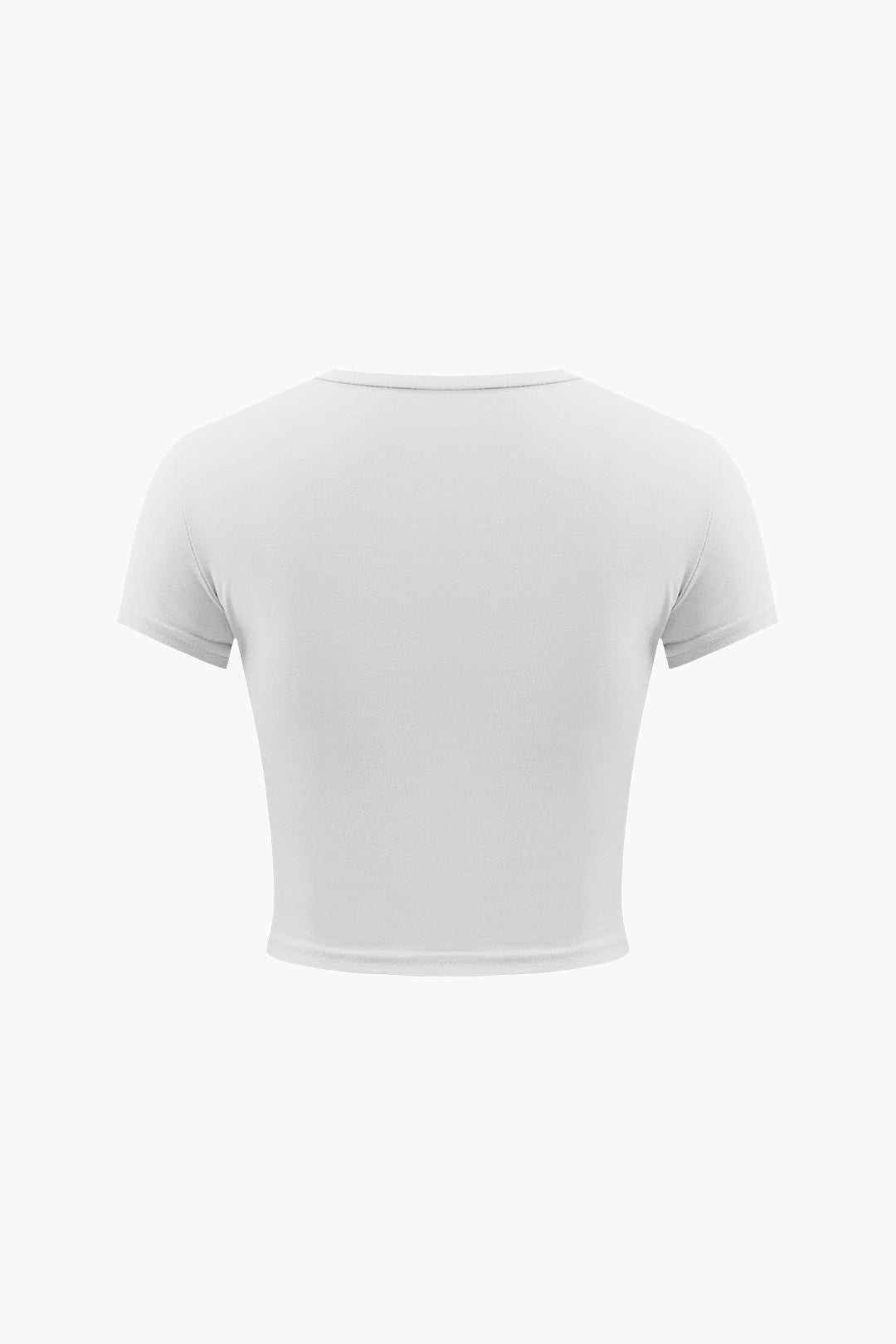 Abstract Graphic Crop T-Shirt