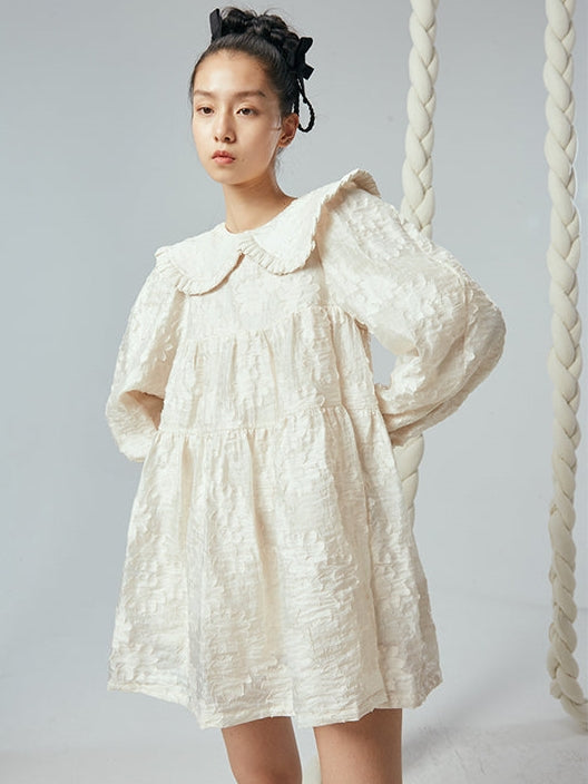 Ruffled Doll Collar Dress